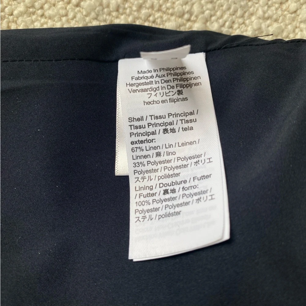 J.Crew button-front skirt in stretch linen 00
